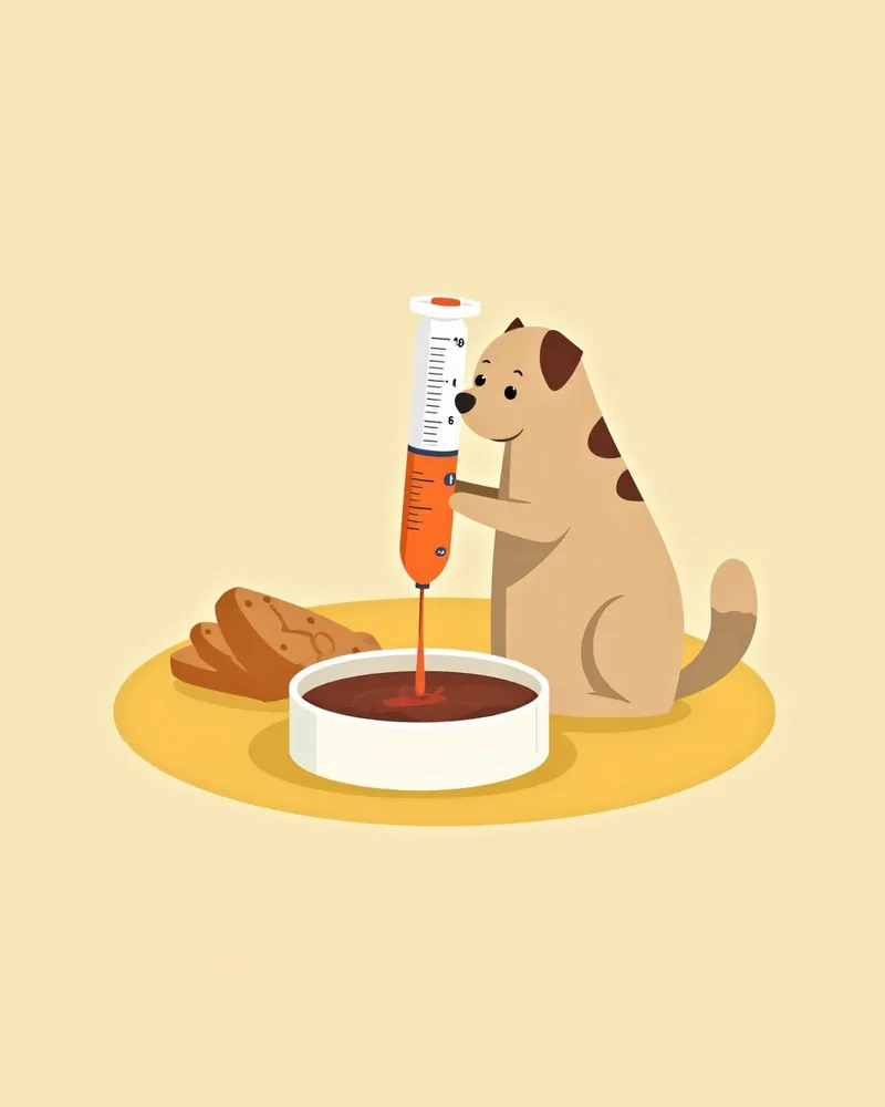 오메가-3 망막 케어 액상 제품 사용 중