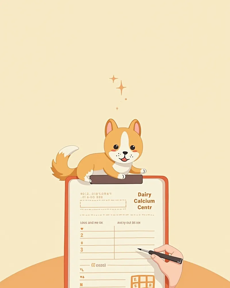 강아지 칼슘 보충 기록 노트