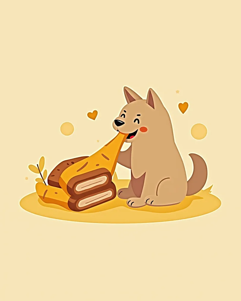 프리미엄 오랄 씰링 채찍을 씹는 강아지