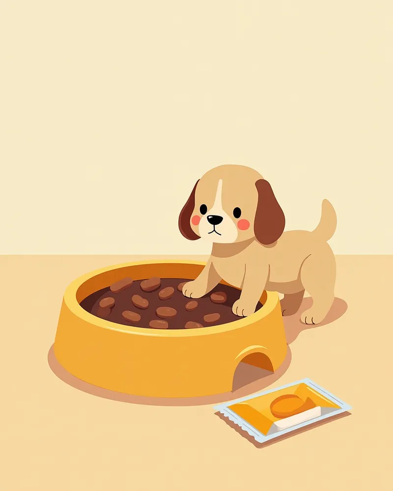 강아지 단백뇨 관리용 사료 이미지
