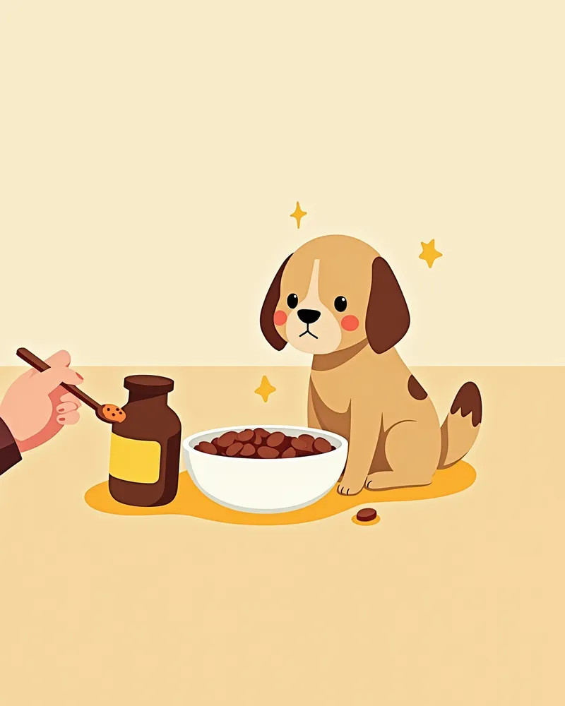 강아지 영양제 복용 방법 이미지