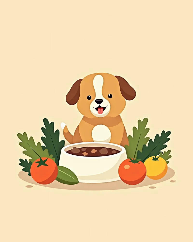 강아지 갑상선 보호 영양제를 먹는 장면