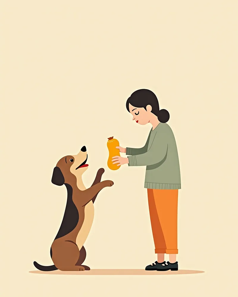 강아지 교환 트레이닝 단계별 방법 이미지