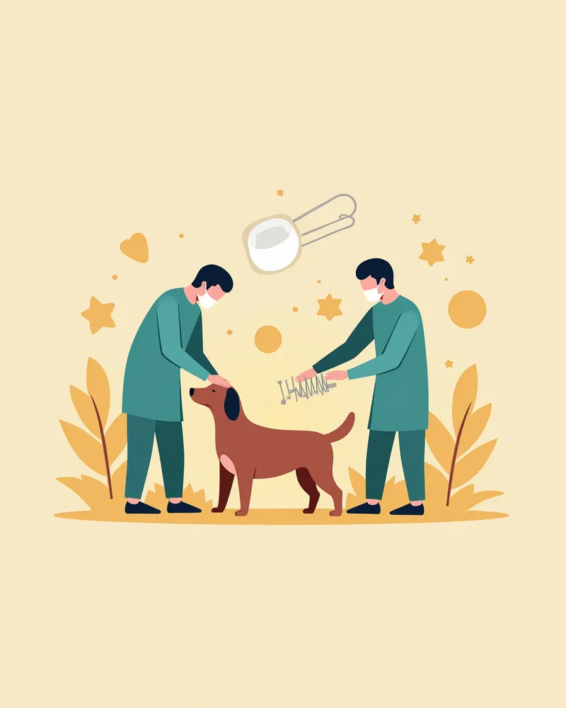 강아지 담관 폐색 수술 장면