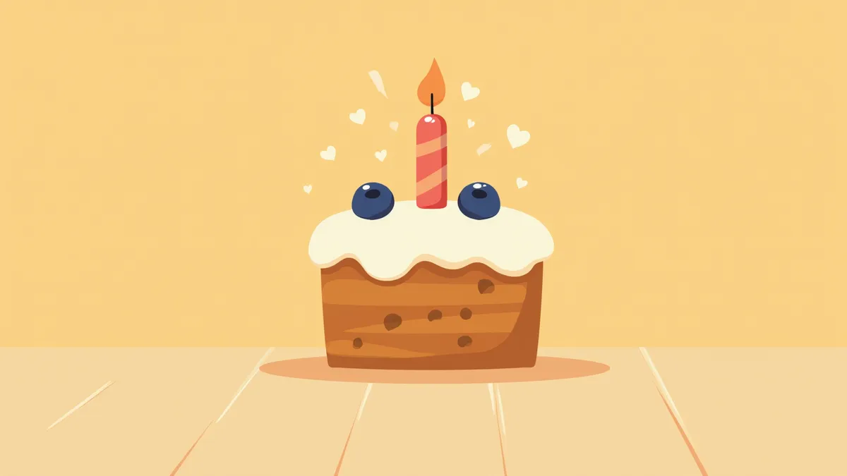 호박과 땅콩버터로 만든 강아지 생일 케이크