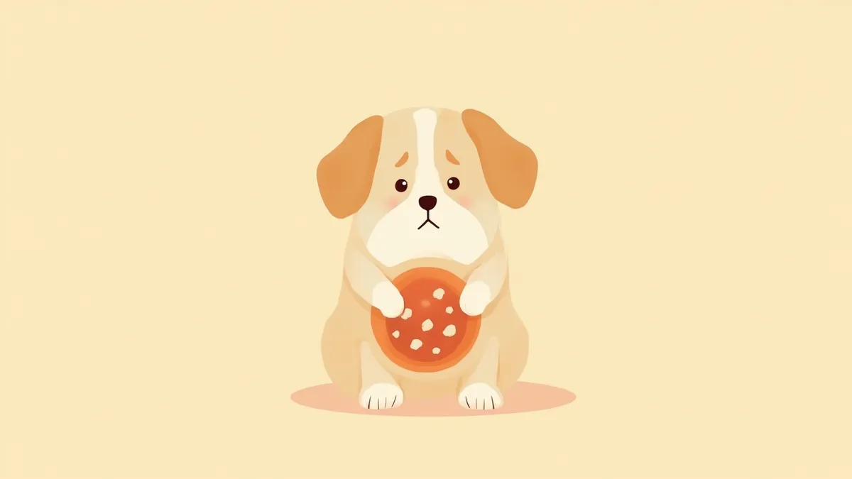 방광 부위가 표시된 강아지 건강 일러스트