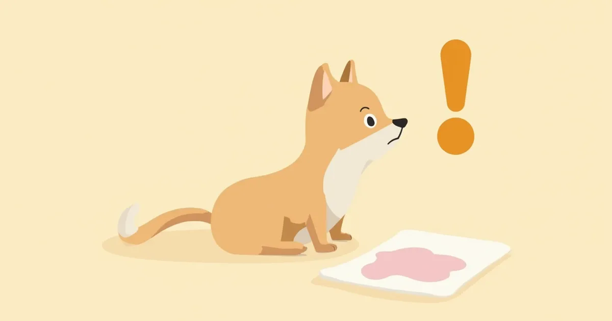 강아지 혈뇨 원인과 응급 대처