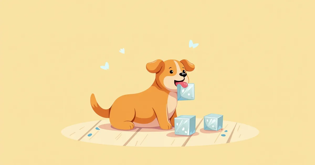 강아지 얼음 먹어도 될까? 급여 시 주의사항 총정리