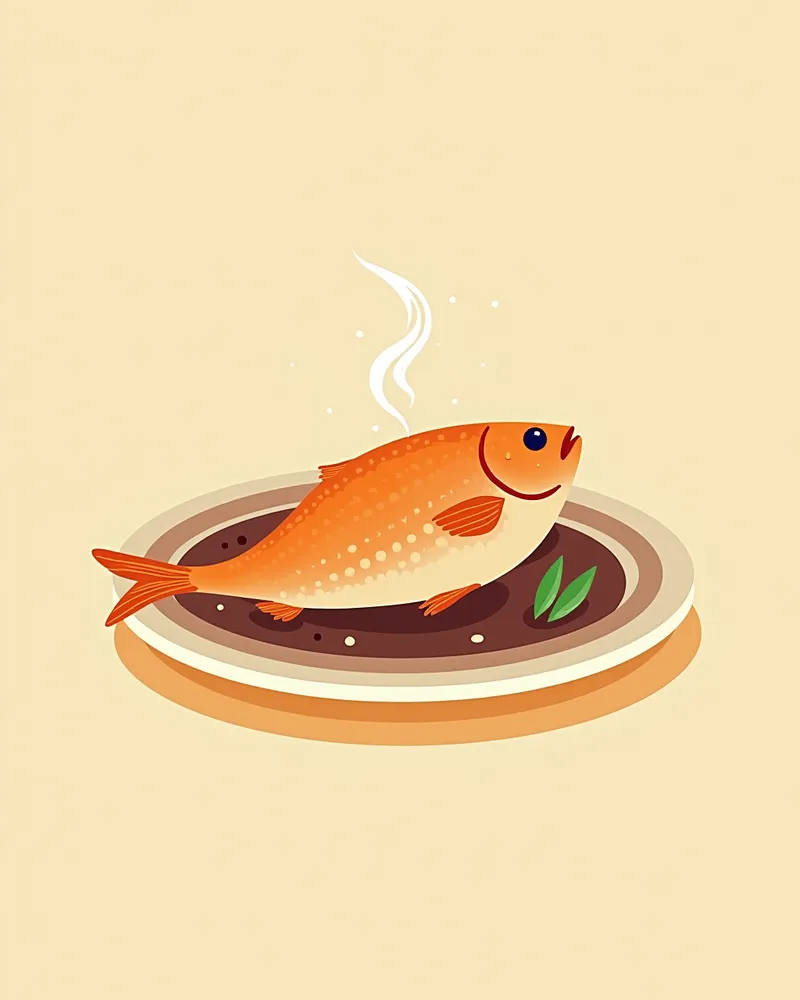 간단하게 조리된 생선