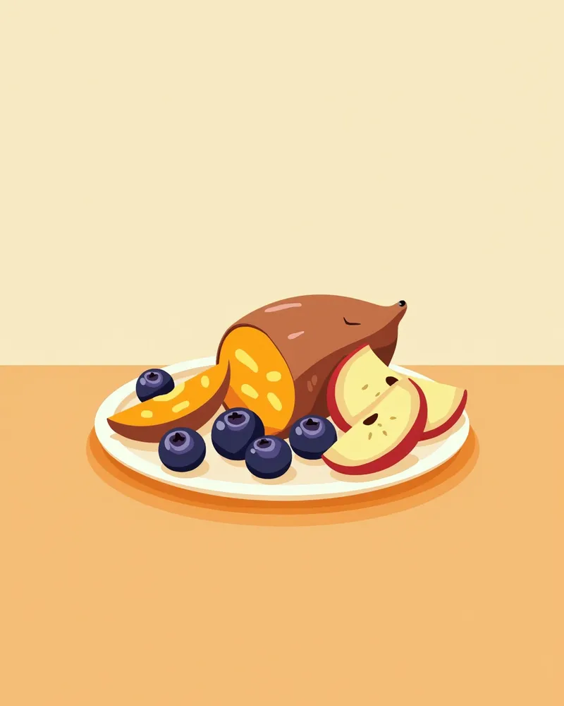 강아지 간식용 과일과 채소