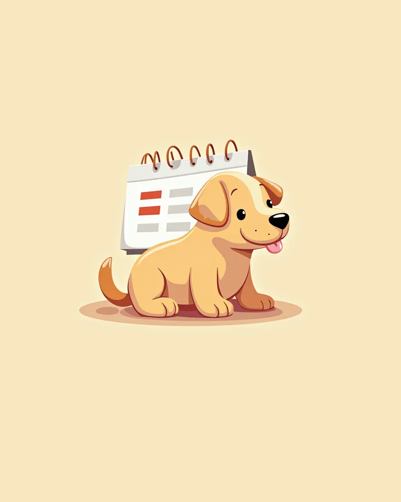 강아지 CHOP 화학요법 주간 일정표