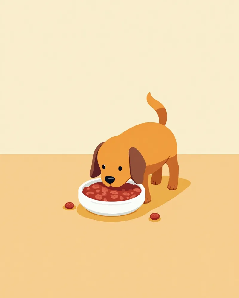 담낭염 회복 중인 강아지의 저지방 식사