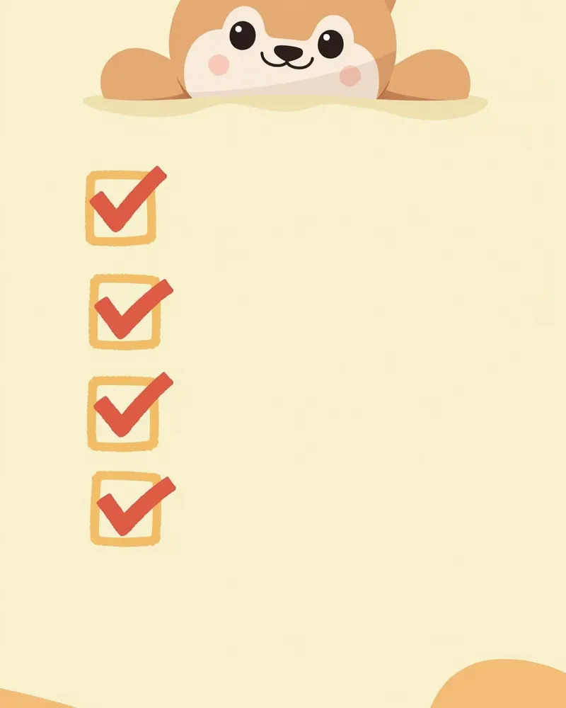 강아지 치석 예방 체크리스트 이미지