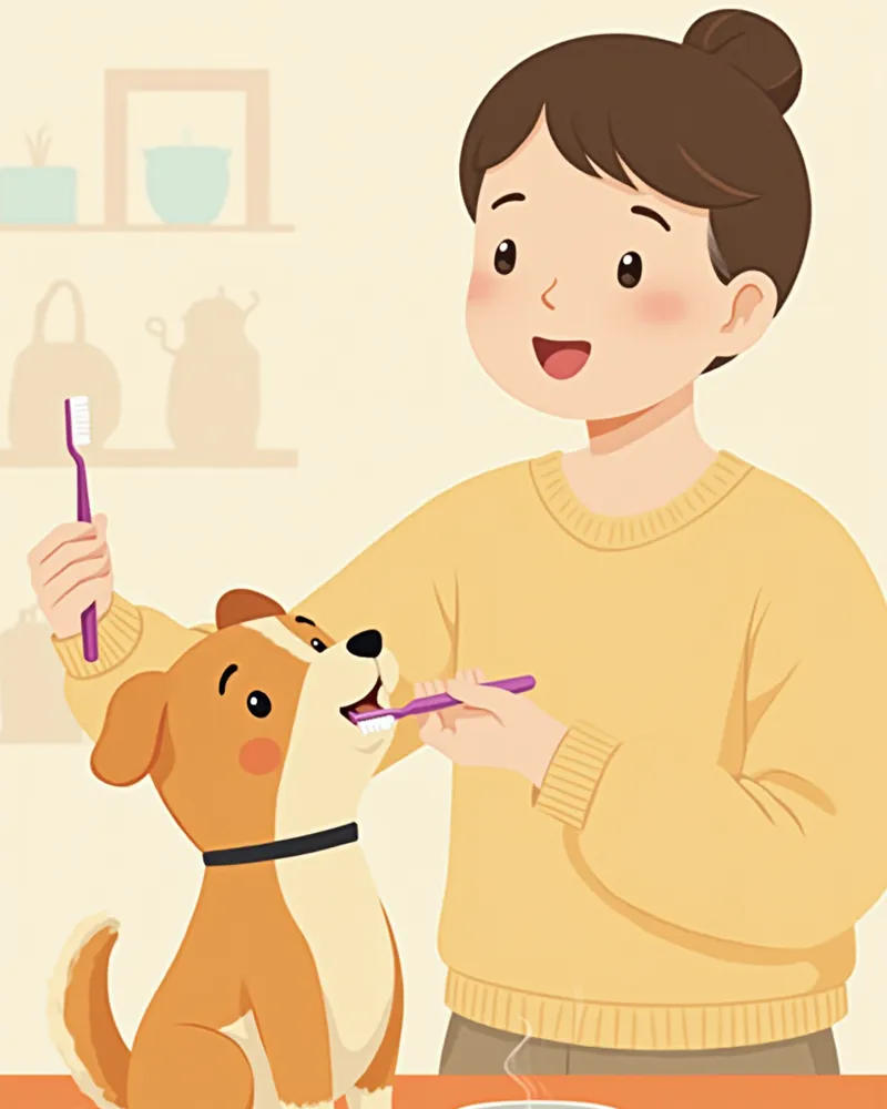 강아지 양치질 관리