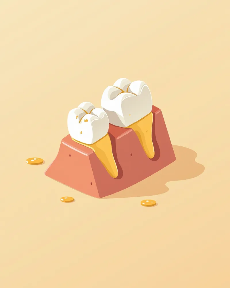 강아지 치아에 생긴 치석의 위치와 형태