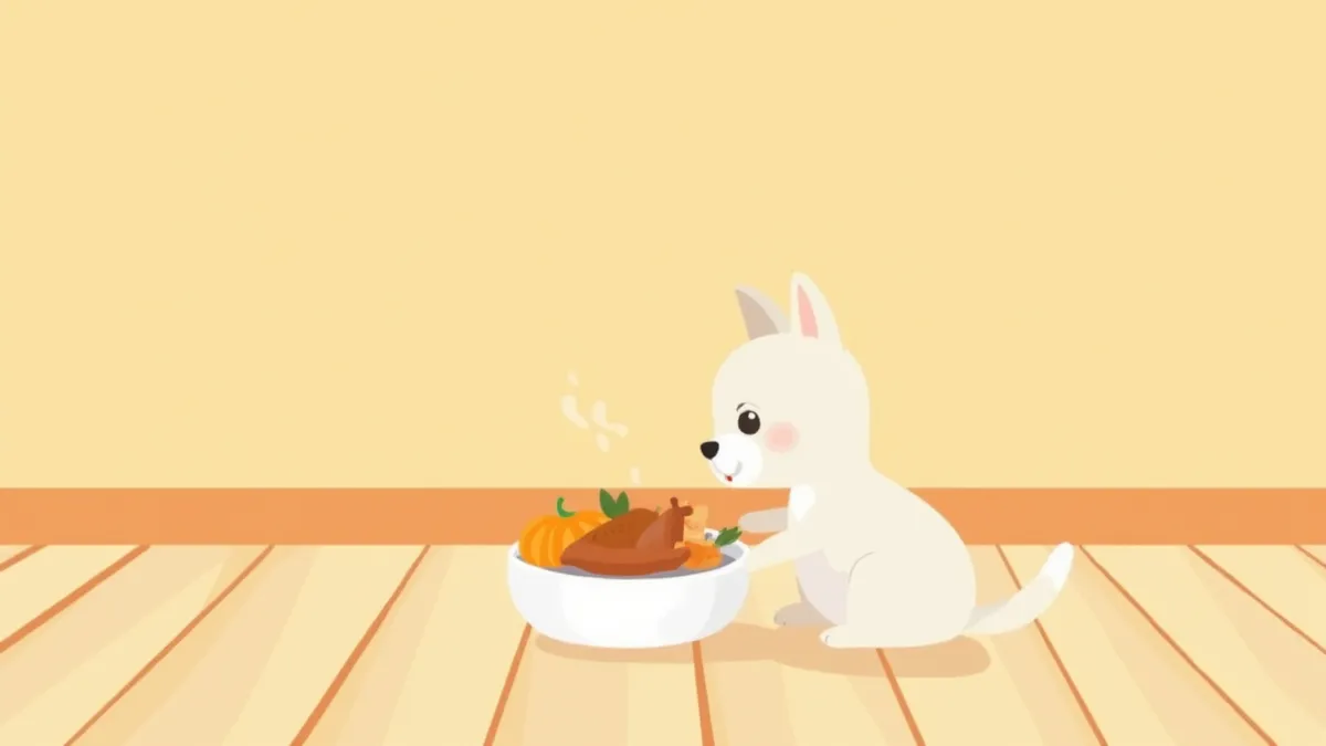 강아지 설사 회복식 그릇 이미지