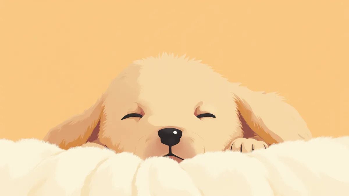 담요 위에 쉬고 있는 강아지의 코 클로즈업