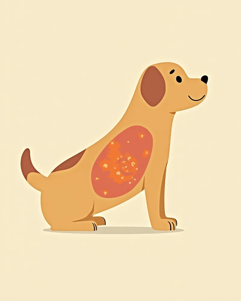 강아지 폐와 림프절에 위치한 이소성 ACTH 종양 이미지