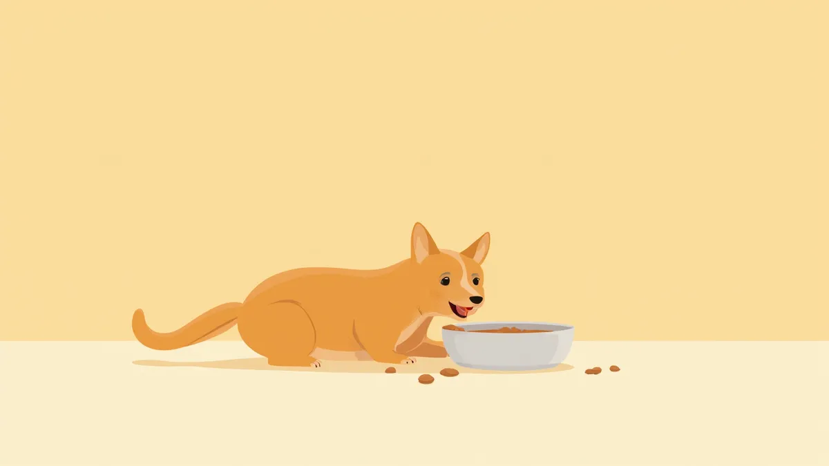 밥을 잘 먹는데도 마른 강아지의 모습