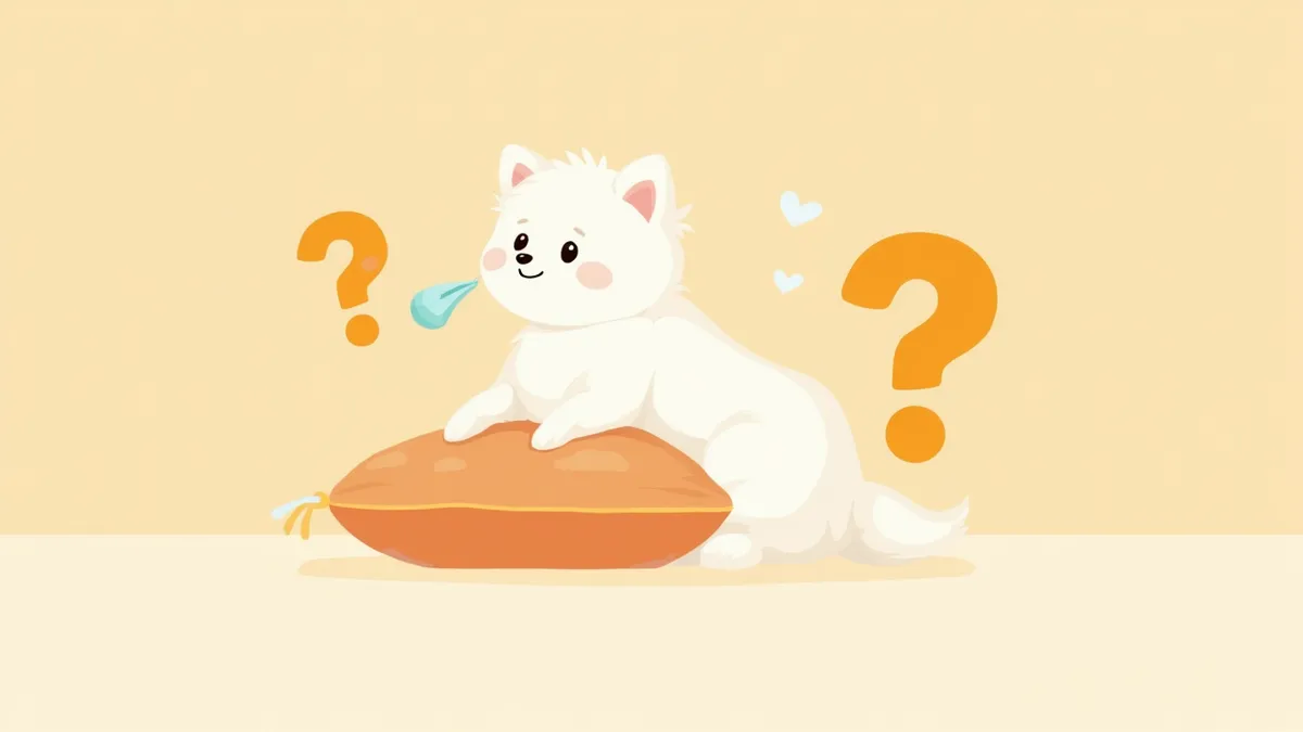 눈물이 많은 강아지 일러스트