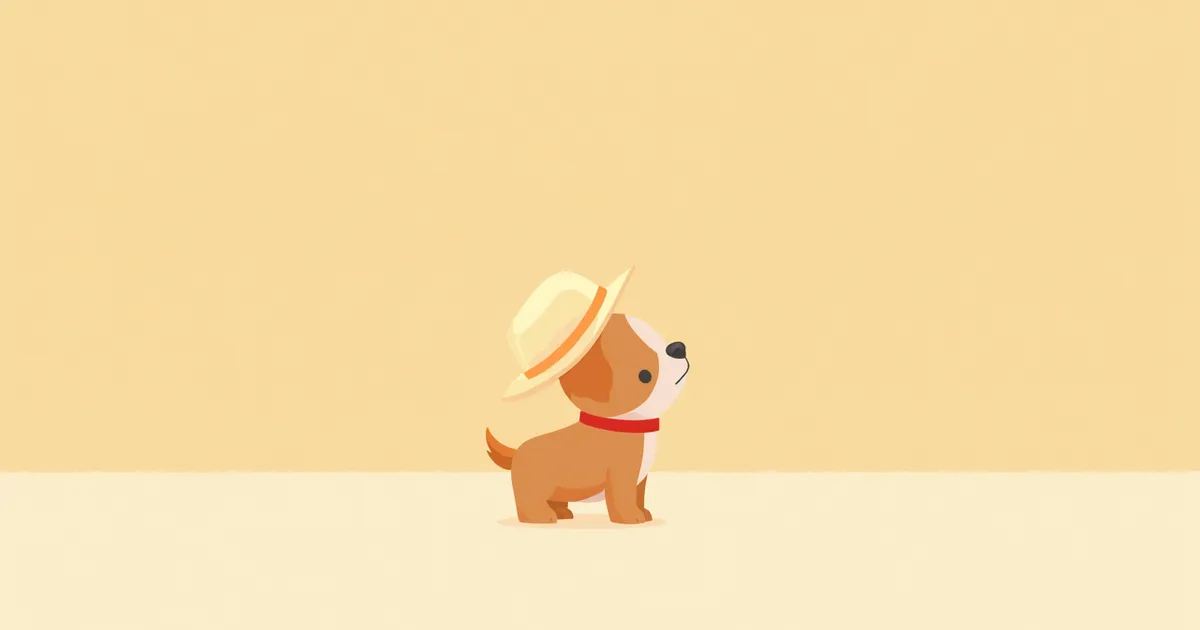 강아지가 모자 쓴 사람 무서워하는 이유