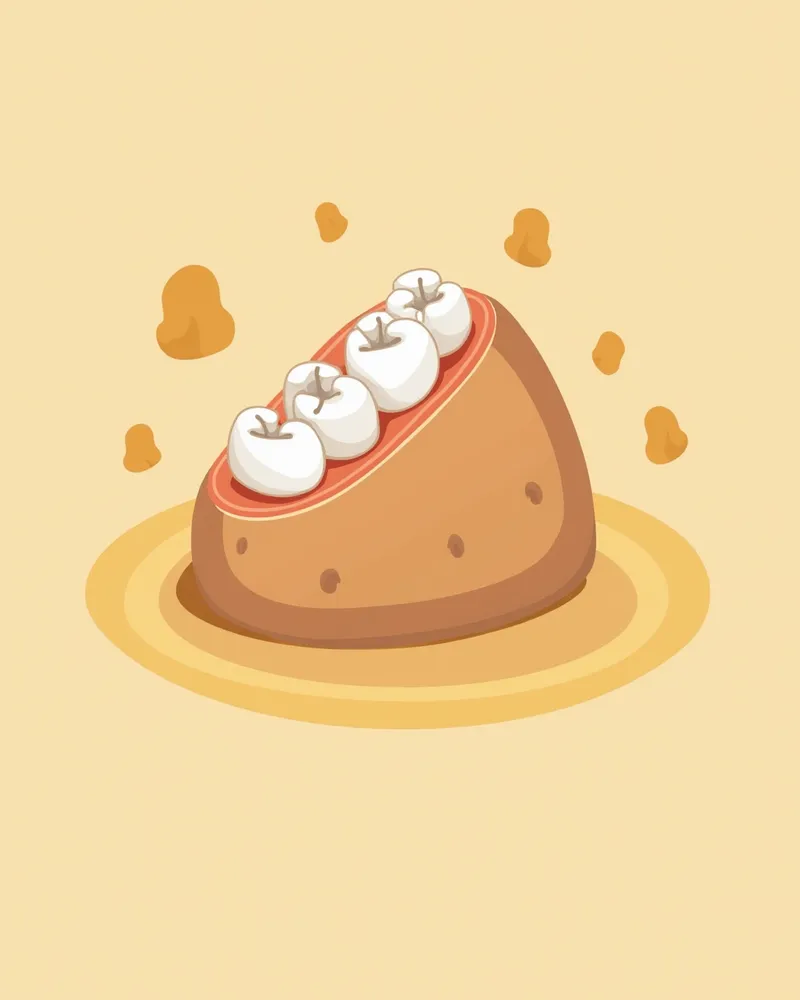 강아지 치아에 붙은 플라크 확대 사진
