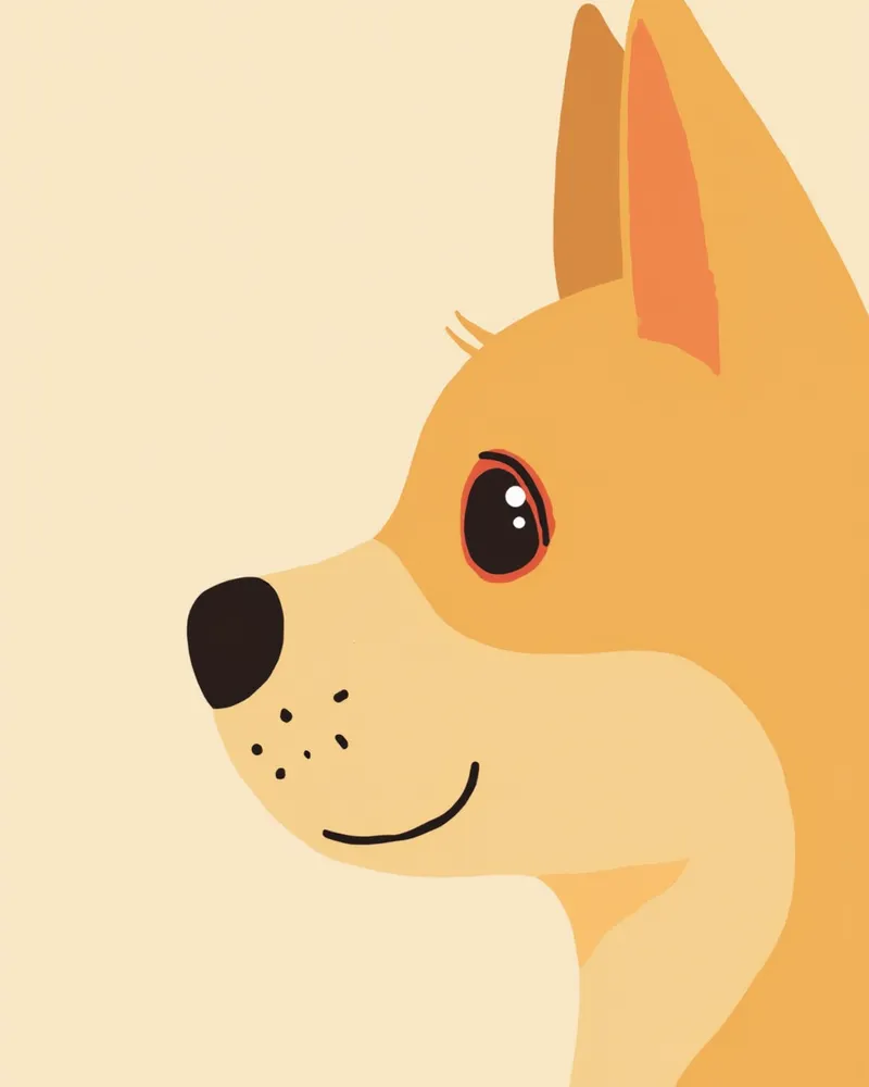 충혈과 각막 혼탁이 있는 강아지 눈