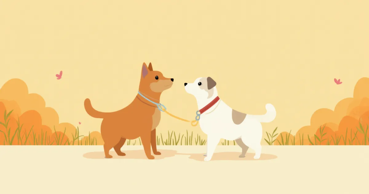 강아지끼리 인사 절차와 매너