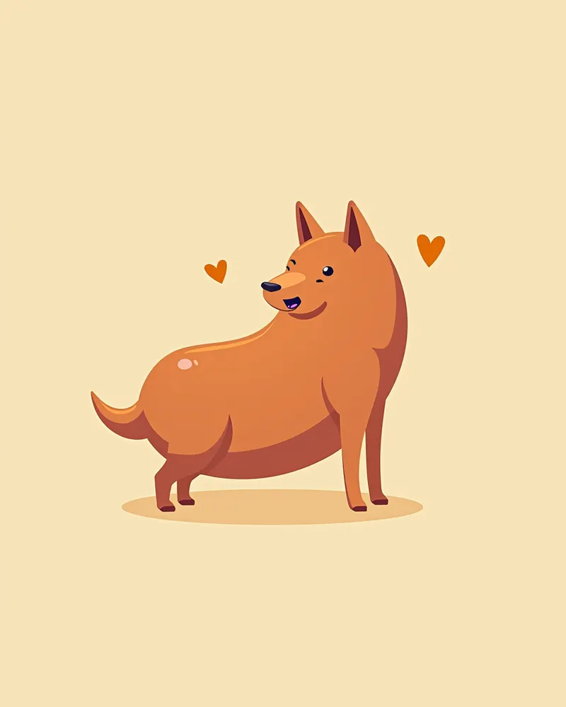 강아지 간의 비정상적인 초음파 영상