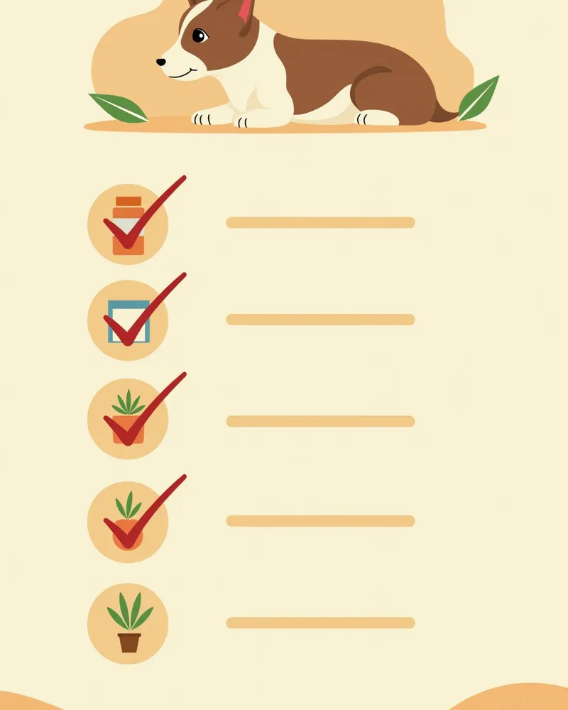 강아지 실내 안전 점검 체크리스트 이미지