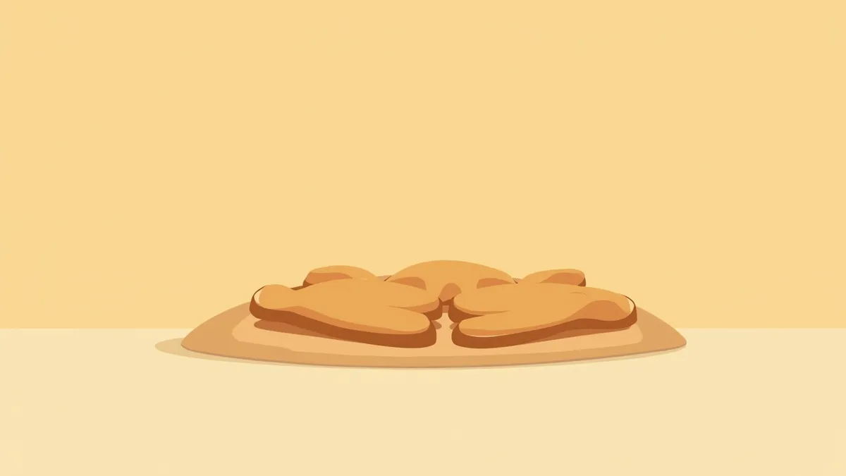 오븐에서 구운 강아지 수제간식