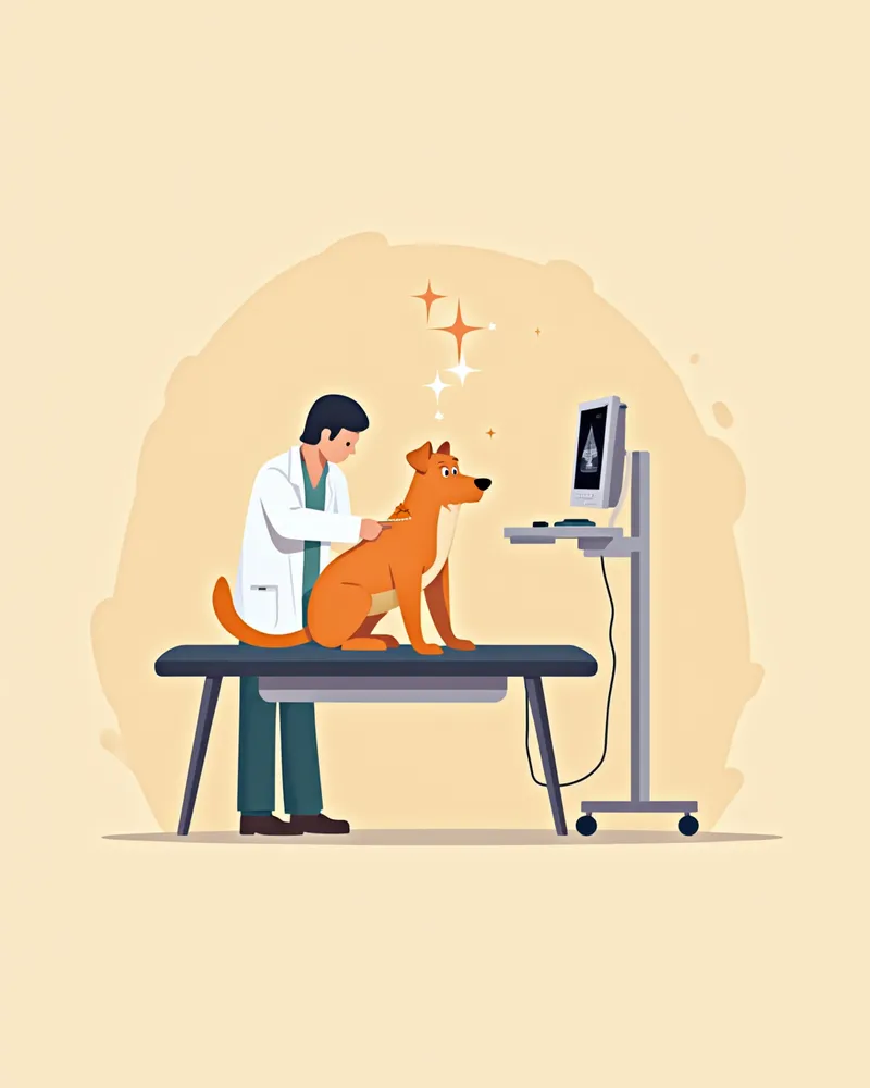 강아지 복부 초음파 검사 — 인슐린종 진단