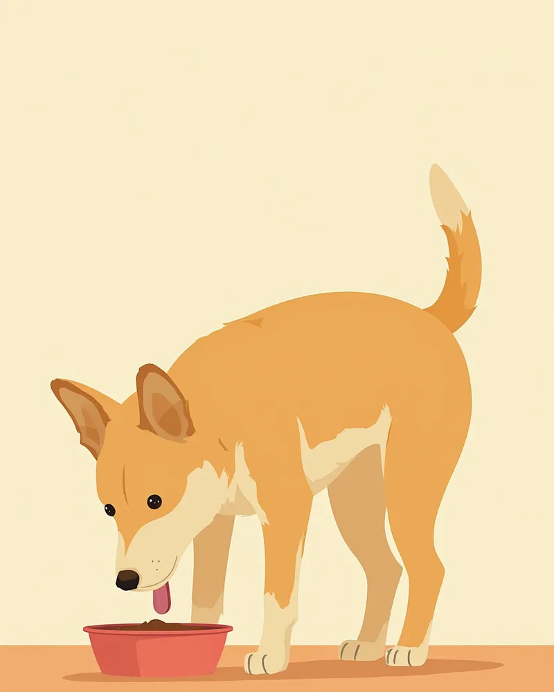 강아지 거대식도증 역류 증상 — 소화되지 않은 음식이 올라오는 모습