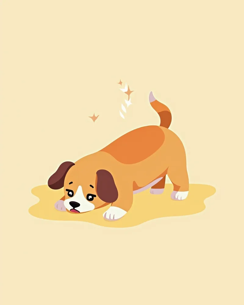 기침과 피로를 보이는 소형견의 일상 모습