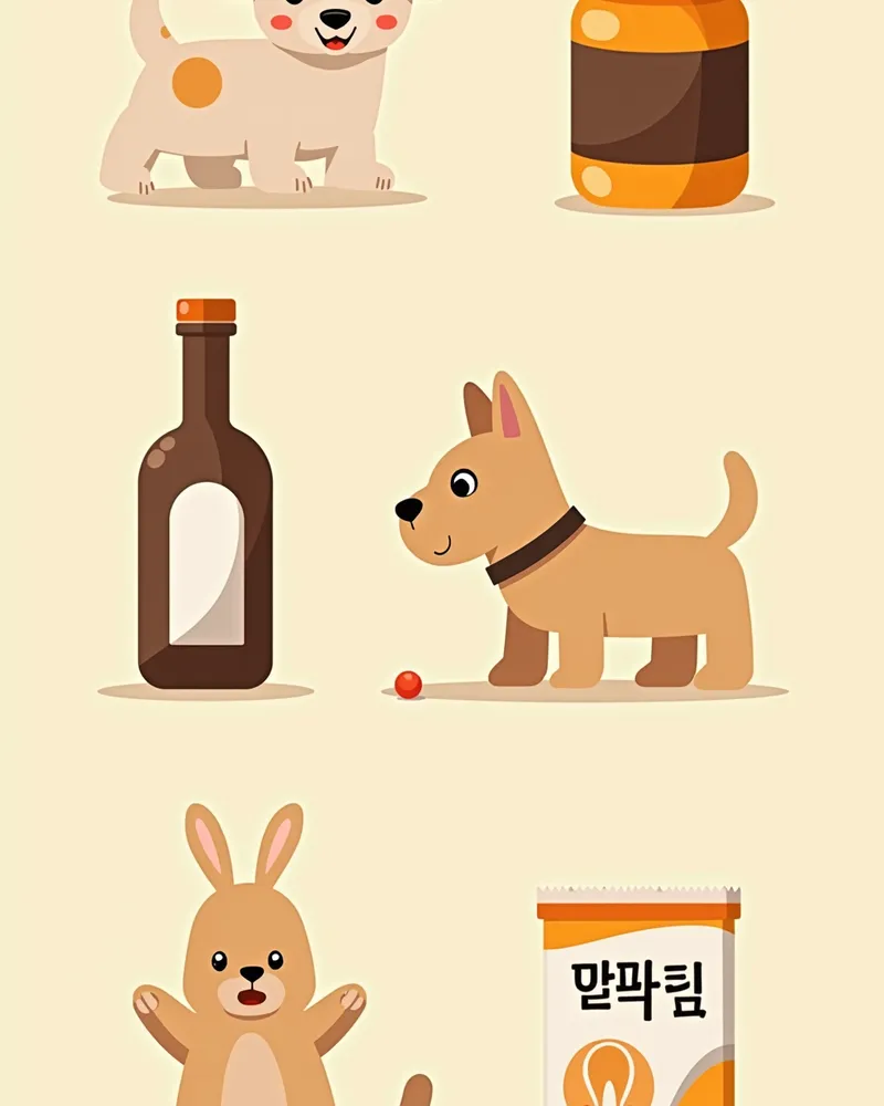 강아지에게 위험한 일상용품 5가지 모음
