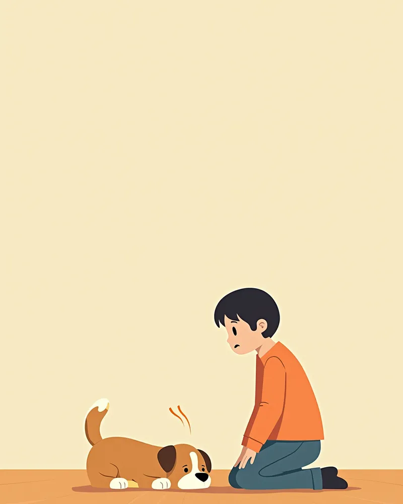니코틴중독으로 기력이 없고 떨고 있는 강아지