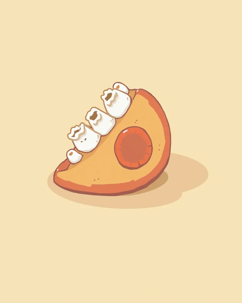CT 촬영을 통해 확인된 치성 낭종의 모습