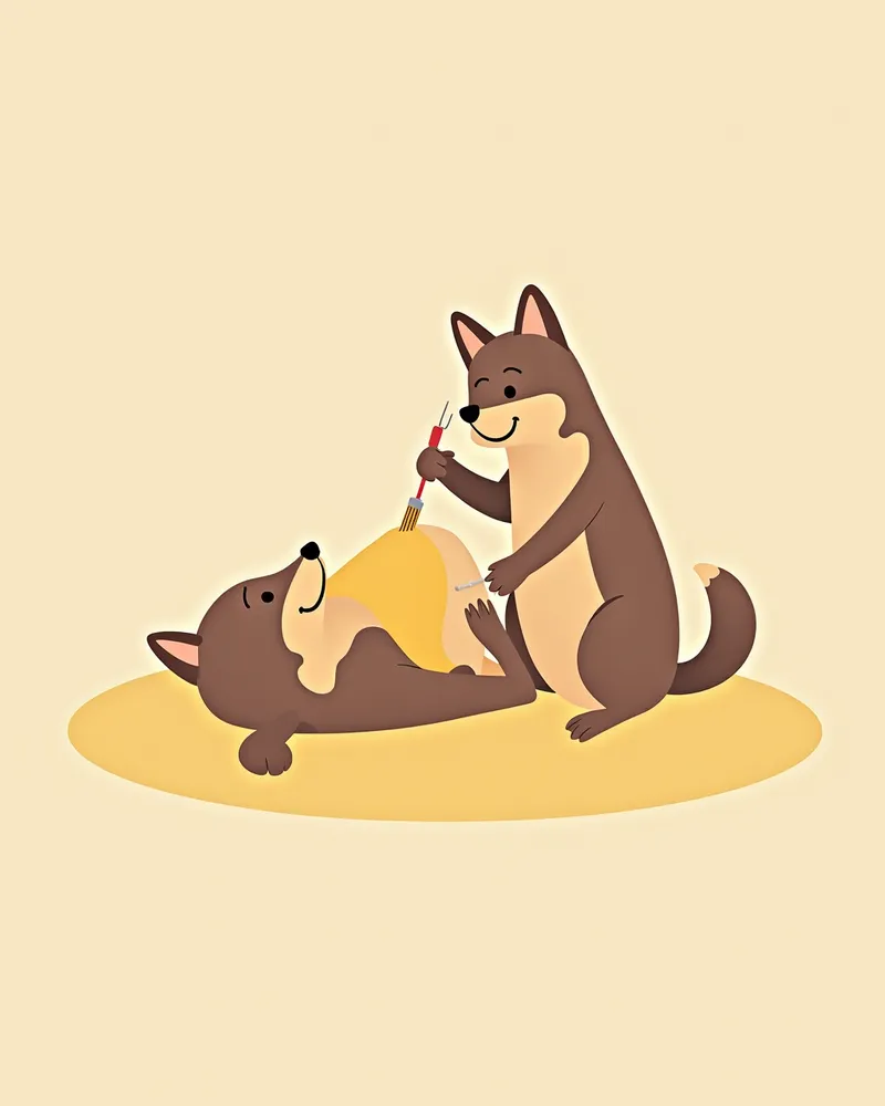 강아지 치주질환 중기 치료: 전문 스케일링 중