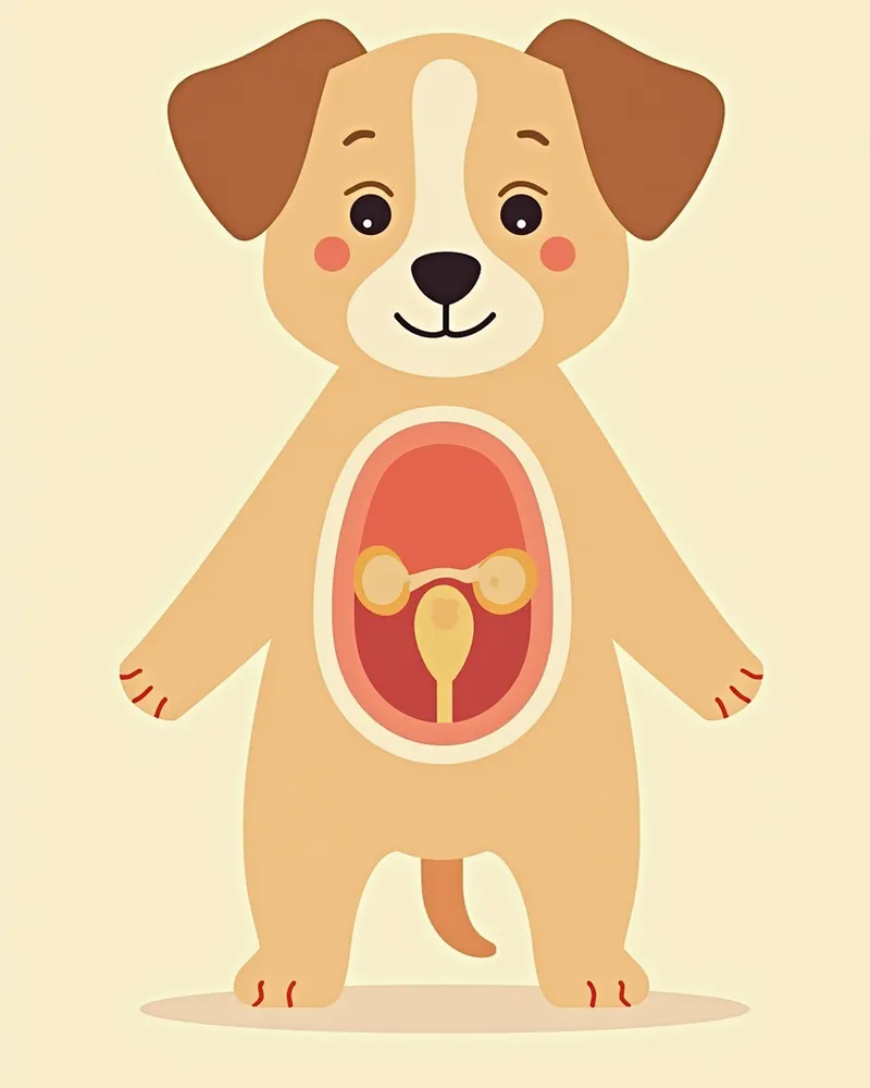 강아지 생식기 구조도, 중성화 전후 비교