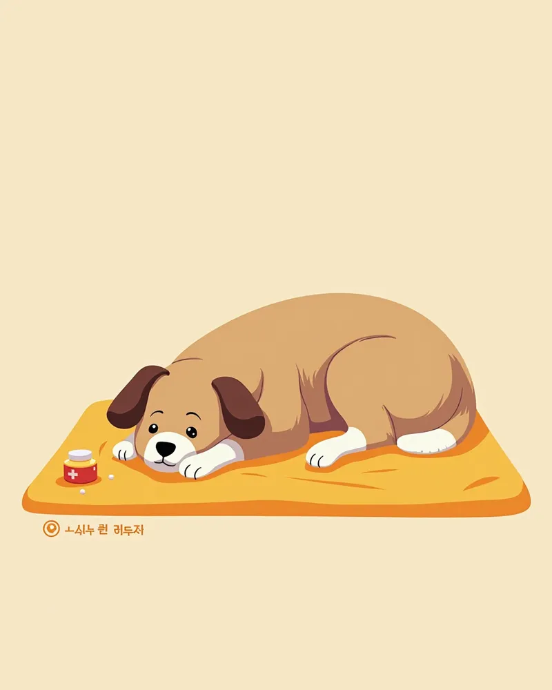 고령 강아지의 신장 검사와 보조제 복용