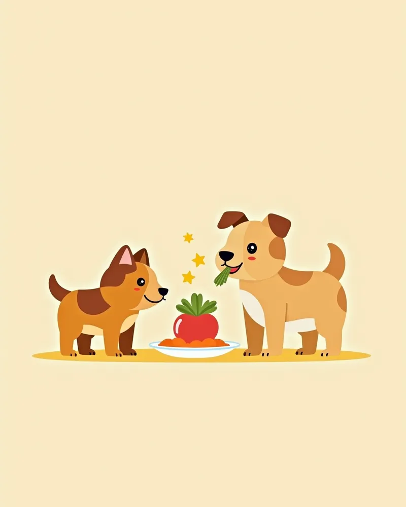 크기별 채소 급여량