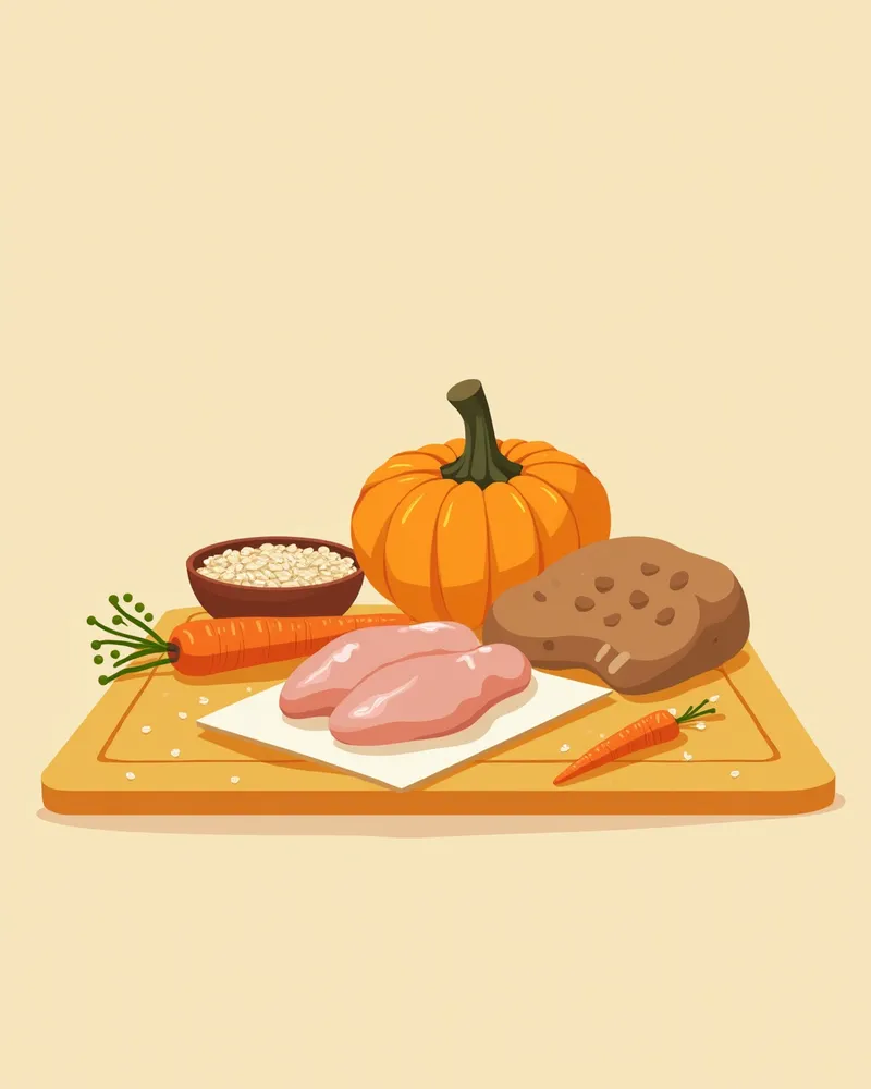 강아지 간식 재료 변형을 위한 다양한 식재료