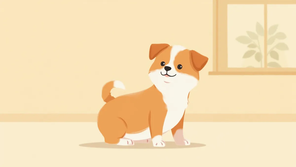 보호자가 강아지 배 털을 헤쳐 피부를 확인하는 모습