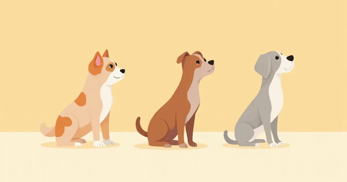 강아지 머리 모양 (단두·중두·장두)