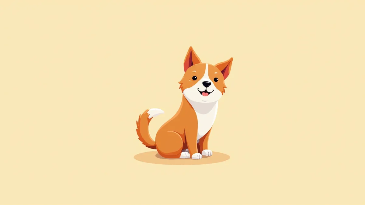 강아지 사시 증상의 실물 사진