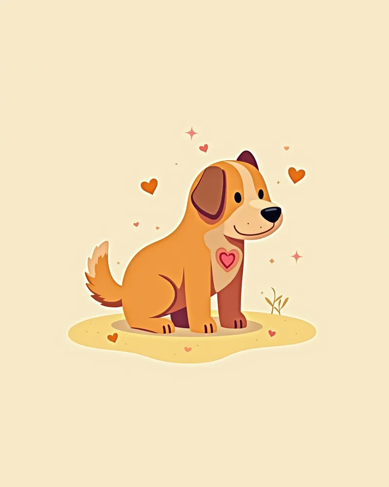 강아지 심장 비대의 주요 원인을 설명하는 일러스트