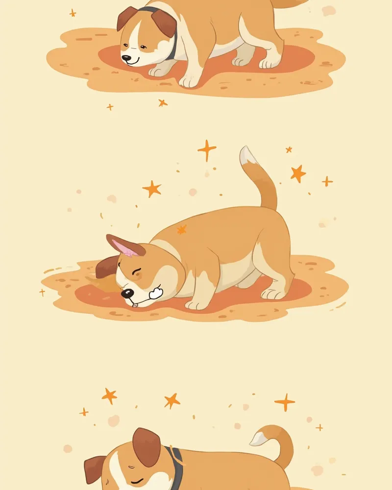 강아지 떨림의 다양한 원인을 보여주는 이미지