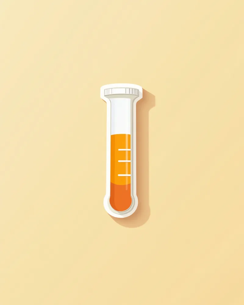 소변 반응지 색상 변화