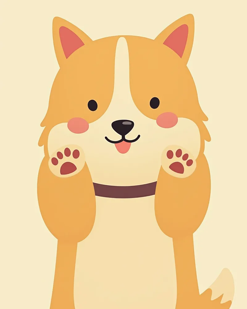 강아지의 차가운 귀와 발끝이 떨리는 모습