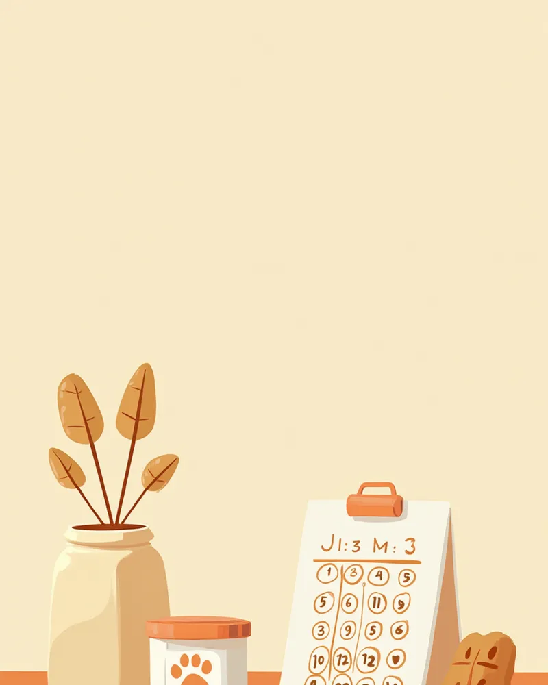 달력에 투약일을 표시하는 보호자